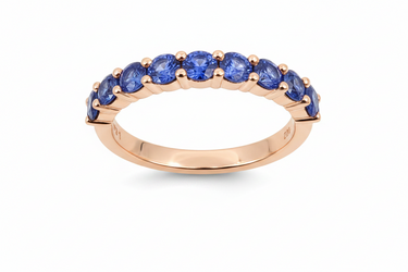 18K White Gold 1.16ct Sapphire Ring