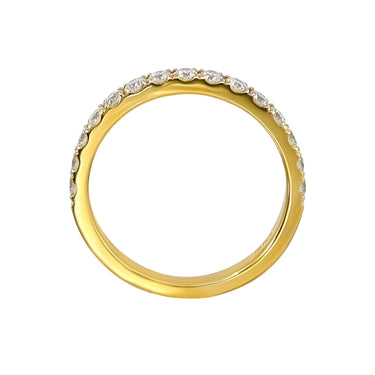 18K Yellow Gold Tdw. 0.46ct Diamond Band Ring - 20738617