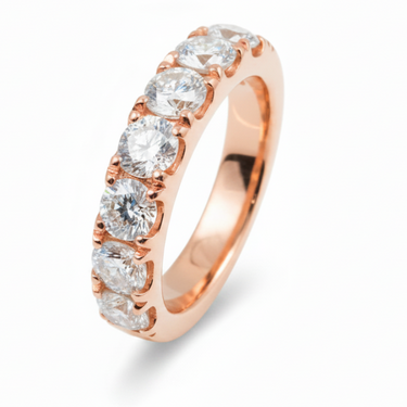 18K White Gold Tdw. 1.70ct Diamond Band Ring