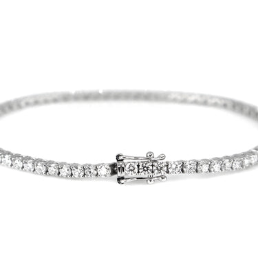 18K White Gold Tdw. 3.52ct Diamond Tennis Bracelet | Diamond Tennis Bracelet Melbourne | Diamond Tennis Bracelet Australia | H&H Jewellery