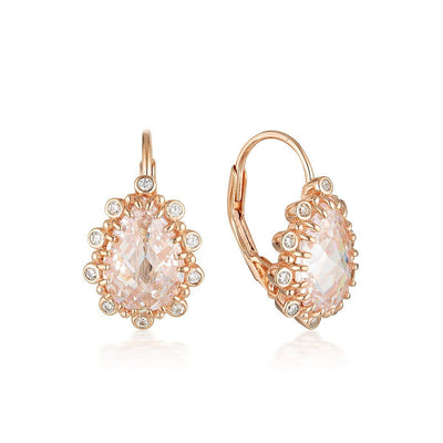 Georgini Luxe Oppulenza Earrings Rose Gold - H&H Jewellery Pty Ltd