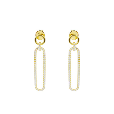 18K Yellow Gold Tdw. 2.25ct Diamond Earring - 20729646 - H&H Jewellery Pty Ltd