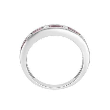 18K White Gold 0.53ct Amethyst and Diamond Ring - 20729509 - H&H Jewellery Pty Ltd