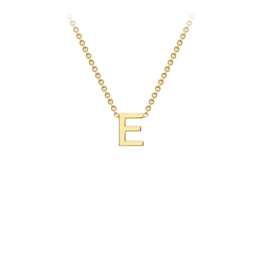 9K Gold 'E' Initial Necklace - 1.19.0154 - H&H Jewellery Pty Ltd