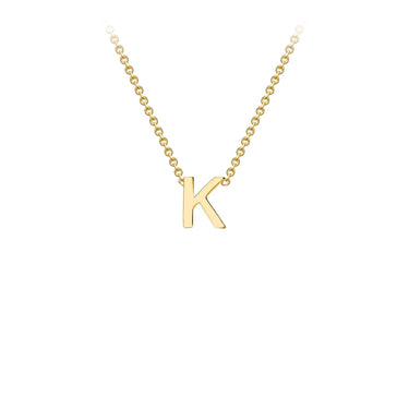 9K Gold 'K' Initial Necklace - 1.19.0160 - H&H Jewellery Pty Ltd