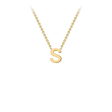 9K Gold 'S' Initial Necklace - 1.19.0168 - H&H Jewellery Pty Ltd
