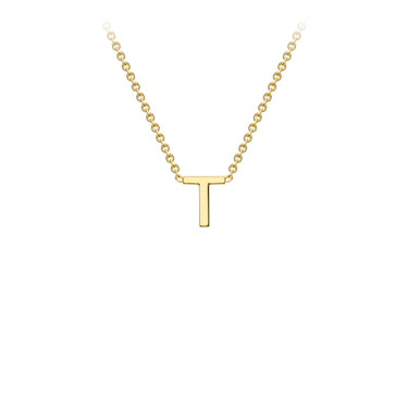 9K Gold 'T' Initial Necklace - 1.19.0169 - H&H Jewellery Pty Ltd