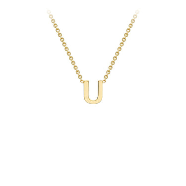 9K Gold 'U' Initial Necklace - 1.19.0170 - H&H Jewellery Pty Ltd