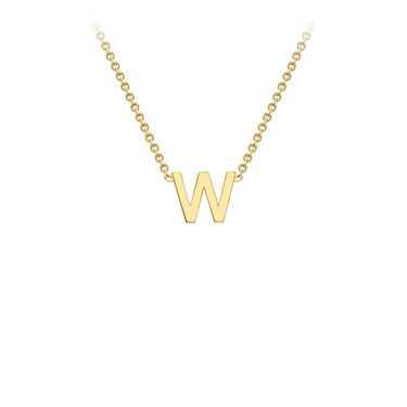 9K Gold 'W' Initial Necklace - 1.19.0172 - H&H Jewellery Pty Ltd