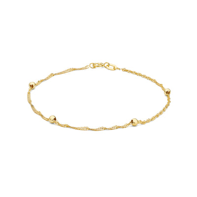 9K Yellow Gold Curb Chain Bracelet | Cuban Link Gold Bracelets Melbourne | Cuban Link Gold Bracelets Australia | H&H Jewellery