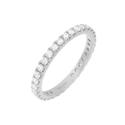 18K White Gold Tdw. 0.65ct Diamond Band Ring - 20729325 - H&H Jewellery Pty Ltd