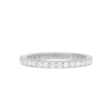18K White Gold Tdw. 0.65ct Diamond Band Ring - 20729325 - H&H Jewellery Pty Ltd