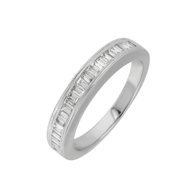 18K White Gold With Diamond Ring | White Gold Jewellery Melbourne | White Gold Jewellery Australia | H&H Jewellery 