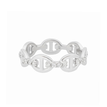 18K White Gold With Diamond Ring | White Gold Jewellery Melbourne | White Gold Jewellery Australia | H&H Jewellery