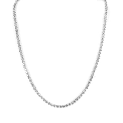 18K White Gold Tdw. 5.23ct Diamond Tennis Necklace - 20729035 - H&H Jewellery Pty Ltd
