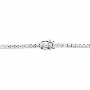 18K White Gold Tdw. 5.00CT Diamond Tennis Bracelet - 20730178 - H&H Jewellery Pty Ltd