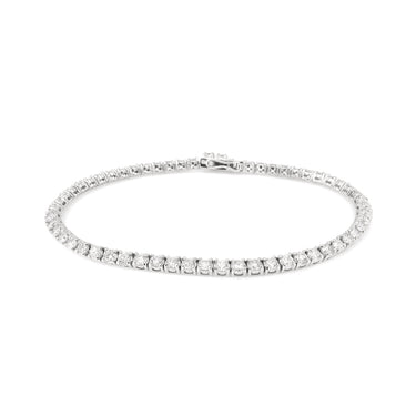 18K White Gold Tdw. 4.05ct Diamond Tennis Bracelet | Diamond Tennis Bracelet Melbourne | Diamond Tennis Bracelet Australia | H&H Jewellery