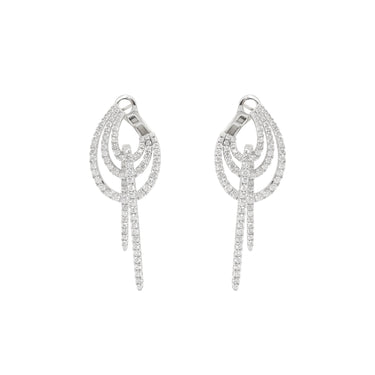 18K White Gold Tdw. 4.20ct Diamond Earring - 20734190 - H&H Jewellery Pty Ltd