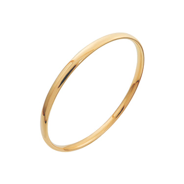 9K Gold Silver Filled Wide 4.5mm Bangle | Gold and Diamond Bangles Melbourne | Gold and Diamond Bangles Australia | H&H Jewellery