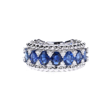 18K Gold Sapphire & Diamond Ring - 20548971 - H&H Jewellery Pty Ltd