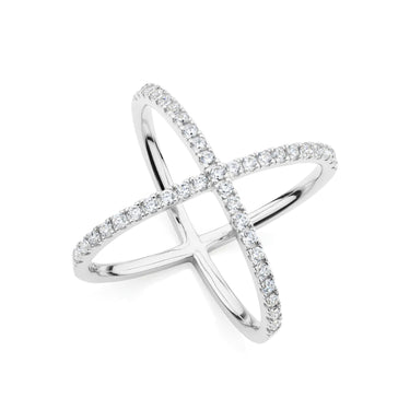 9K Gold Tdw. 0.67ct Diamond Ring - DSTR4658Y - H&H Jewellery Pty Ltd