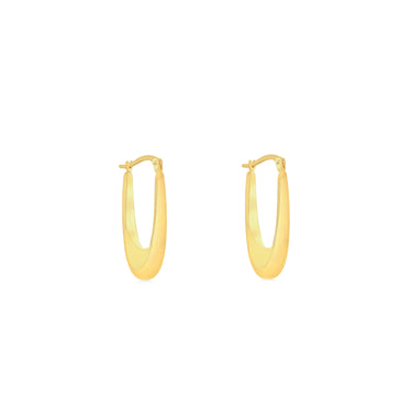 9K Yellow Gold Elongated Drop Earrings - 1.51.3036 - H&H Jewellery Pty Ltd
