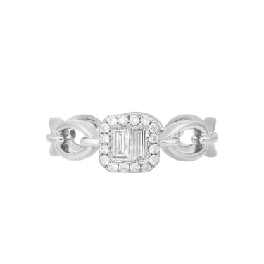 18K White Gold Tdw. 0.27ct Diamond Ring - 20729479 - H&H Jewellery Pty Ltd