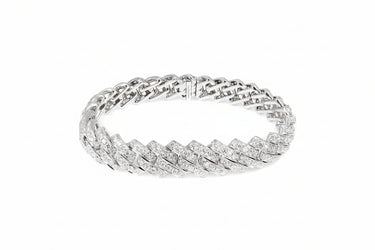 18K White Gold Tdw. 8.60CT Diamond Bracelet - 20729608 - H&H Jewellery Pty Ltd