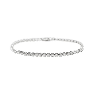 18K White Gold Tdw. 2.51ct Diamond Tennis Bracelet | Diamond Tennis Bracelet Melbourne | Diamond Tennis Bracelet Australia | H&H Jewellery
