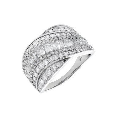 18K White Gold Tdw. 2.00ct Diamond Ring - 20717575 - H&H Jewellery Pty Ltd