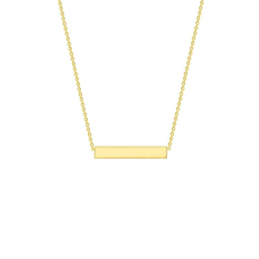 9K Gold Horizontal-Bar Necklace - 1.19.4600 - H&H Jewellery Pty Ltd