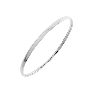 9K Gold Silver Filled Wide 3mm Bangle - 20698034 - H&H Jewellery Pty Ltd