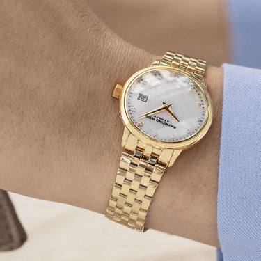 Raymond Weil - Toccata Ladies Classic Gold Diamond Steel Watch | Raymond Weil Melbourne | Raymond Weil Australia | H&H Jewellery