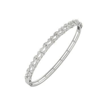 18K White Gold Tdw. 1.76ct Diamond Bangle | Gold and Diamond Bangles Melbourne | Gold and Diamond Bangles Australia | H&H Jewellery
