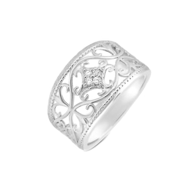 9K Gold Tdw. 0.06ct Diamond Ring - DSGR2023 - H&H Jewellery Pty Ltd