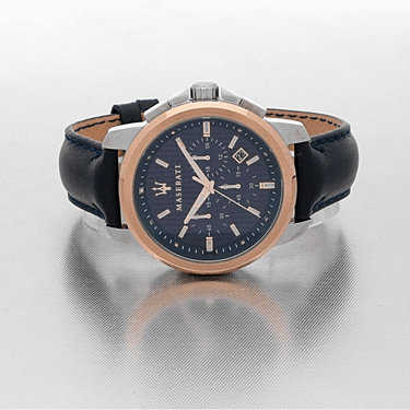 Maserati - Successo Navy Blue Chronograph R8871621015 - H&H Jewellery Pty Ltd