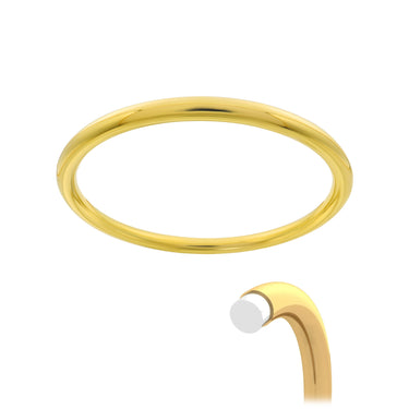 9K Gold Silver Filled Wide 5mm Bangle | Gold and Diamond Bangles Melbourne | Gold and Diamond Bangles Australia | H&H Jewellery