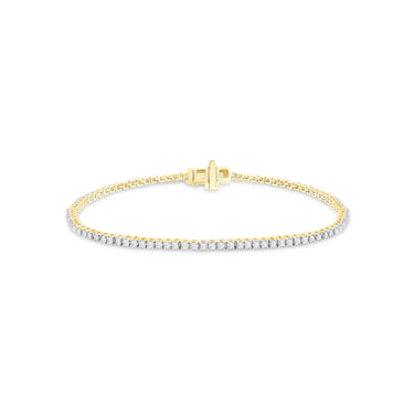 18K And 9K Gold Tdw. 1.00ct Diamond Bracelet | Gold and Diamond Bracelet Melbourne | Gold and Diamond Bracelet Australia | H&H Jewellery