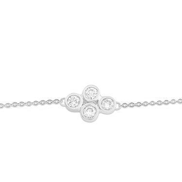 9K White Gold 0.15ct Diamond Bracelet - B-4116-015-W - H&H Jewellery Pty Ltd