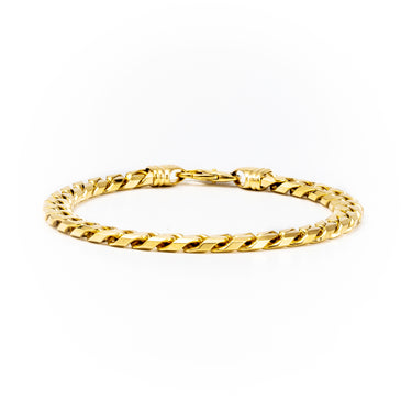 9K Yellow Gold Curb Bracelet | Cuban Link Gold Bracelet Melbourne | Cuban Link Gold Bracelet Australia | H&H Jewellery