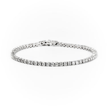 18K White Gold Tdw. 5.00ct Diamond Tennis Bracelet | Diamond Tennis Bracelet Melbourne | Diamond Tennis Bracelet Australia | H&H Jewellery
