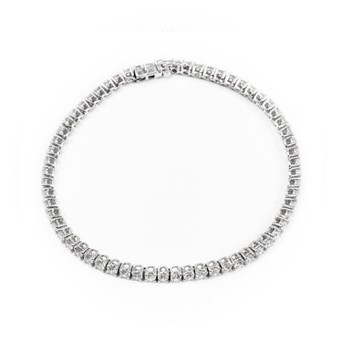 18K White Gold Tdw. 5.00ct Diamond Tennis Bracelet | Diamond Tennis Bracelet Melbourne | Diamond Tennis Bracelet Australia | H&H Jewellery