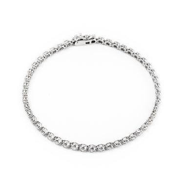 10K White Gold Tdw. 3.00ct Diamond Tennis Bracelet | Diamond Tennis Bracelet Melbourne | Diamond Tennis Bracelet Australia | H&H Jewellery