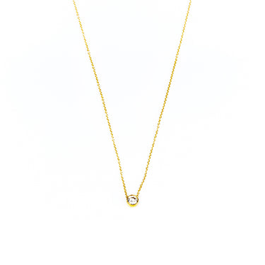 18K Yellow Gold 0.50ct Diamond Necklace - 20689766 - H&H Jewellery Pty Ltd