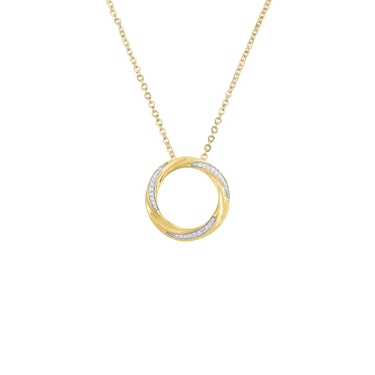 9K Yellow Gold Tdw. 0.10ct Diamond Pendant - 20704858 - H&H Jewellery Pty Ltd
