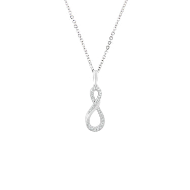 9K White Gold With Diamond Pendant | White Gold Jewellery Melbourne | White Gold Jewellery Australia | H&H Jewellery