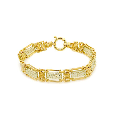 9K Yellow Gold Filigree Wide Bracelet | Gold Bracelet Melbourne | Gold Bracelet Australia | H&H Jewellery