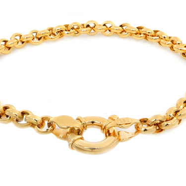 9K Yellow Gold Solid 5mm Belcher Bracelet | Gold Bracelet Melbourne | Gold Bracelet Australia | H&H Jewellery