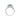18K White Gold 3.43ct Emerald and Diamond Ring | Emerald Engagement Rings Melbourne | Emerald Engagement Rings Australia | H&H Jewellery