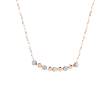 9K Rose Gold Tdw. 0.15ct Diamond Pendant - 20717537 - H&H Jewellery Pty Ltd